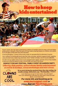 the new zazzy poster for 2012